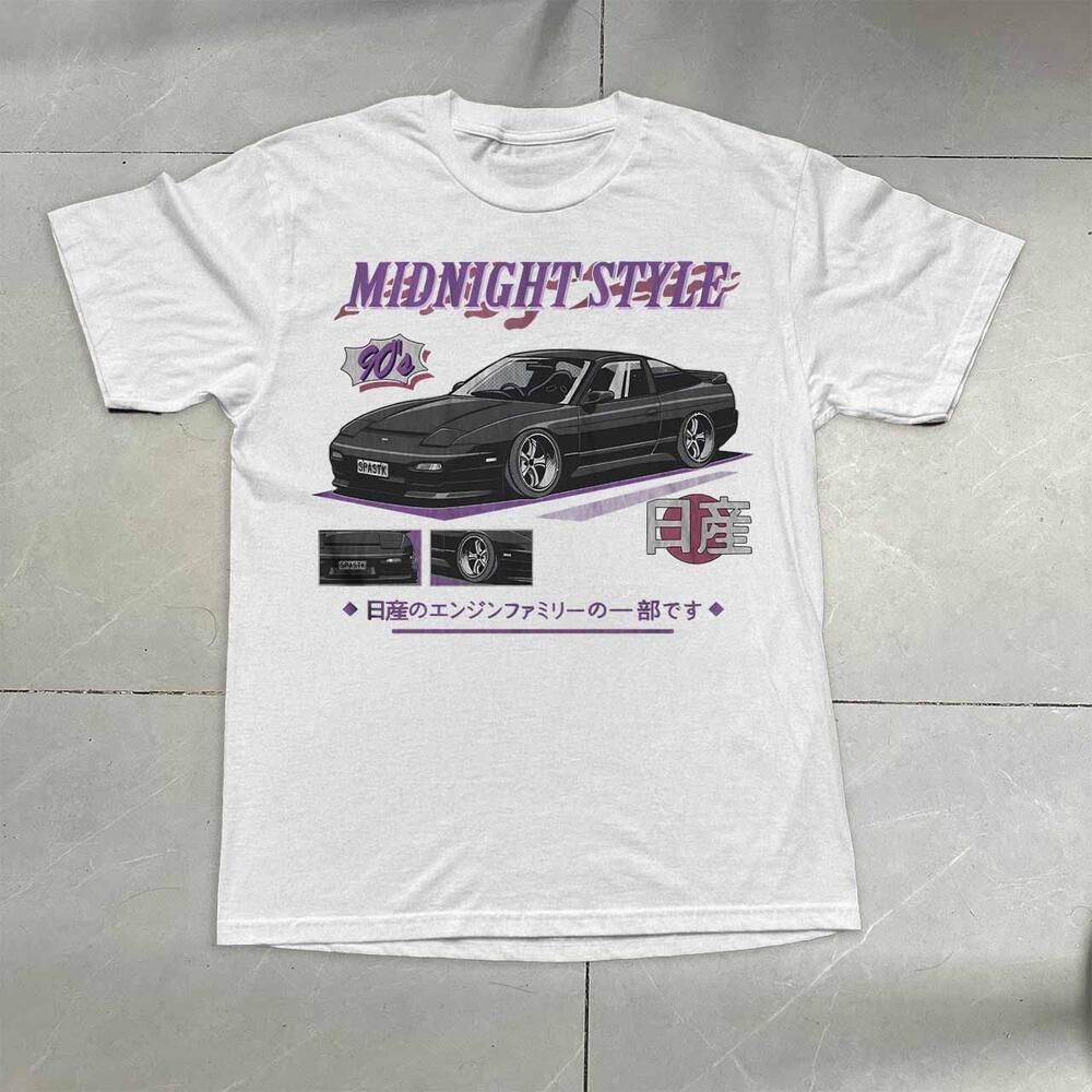 Midnight Style 80S Jdm Black Car Tee